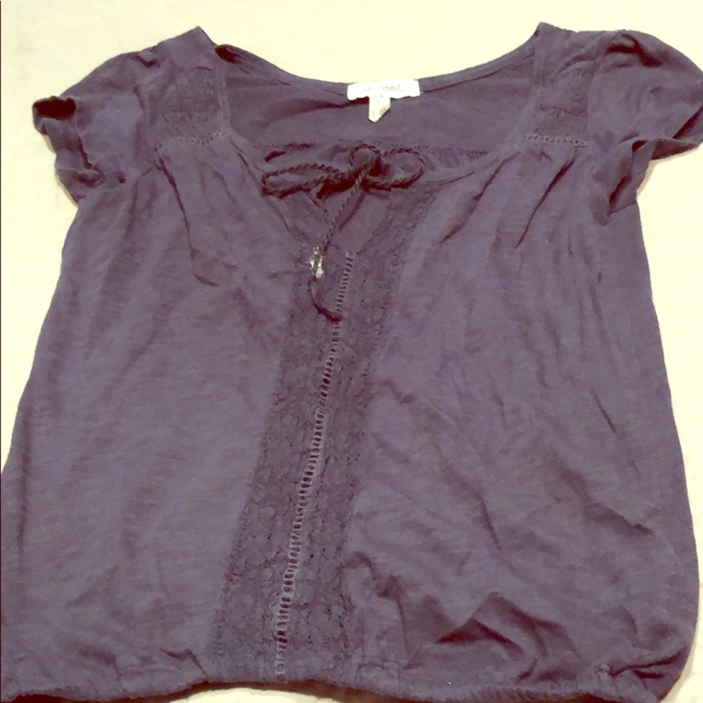 Cap sleeve short sleeve shirt women’s small